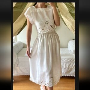 Lucia Zoela Vintage Top And Skirt